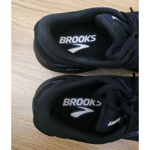 Brooks Adrenaline GTS 24 Black Running Shoes Sneakers Womens Size 8 Medium - Picture 9 of 14